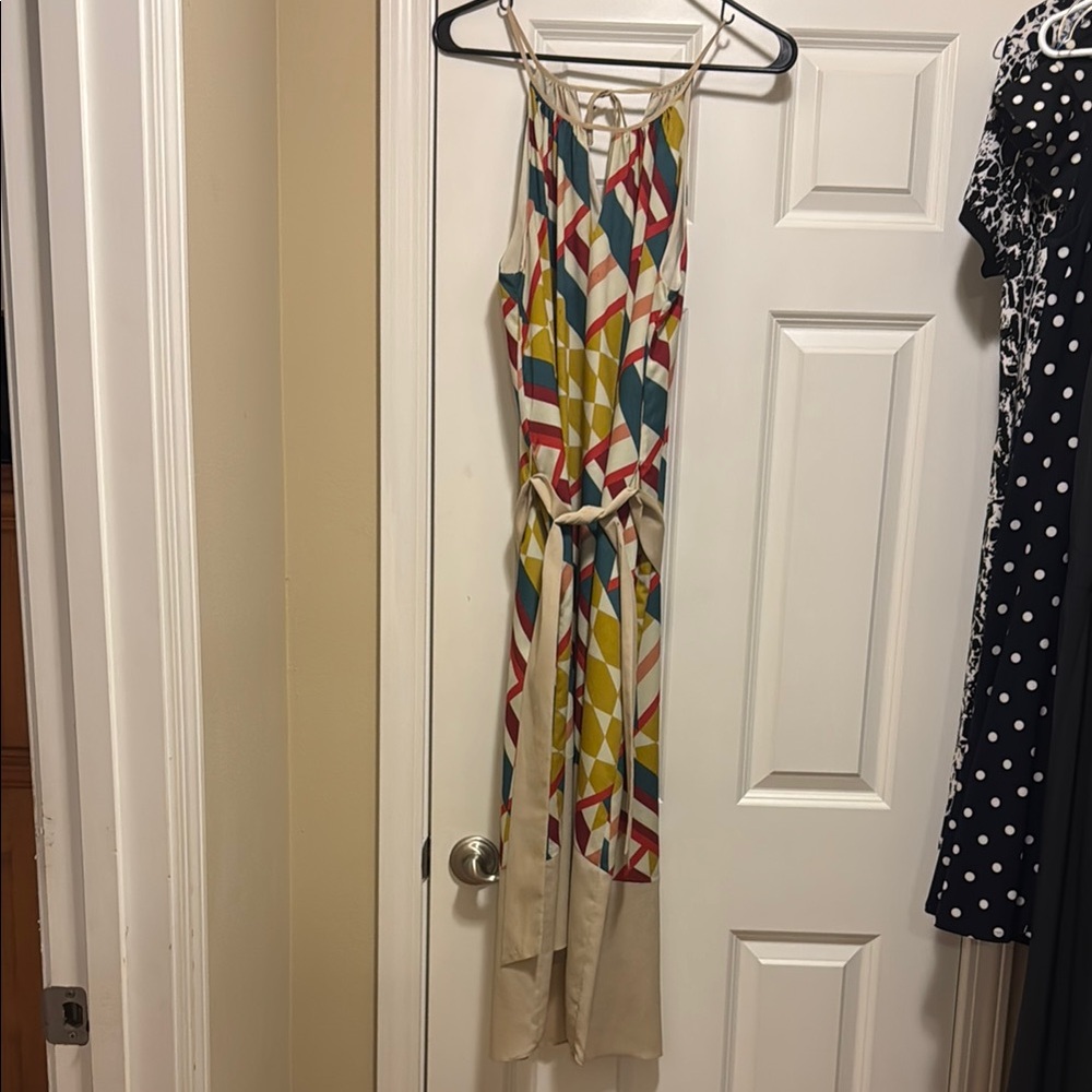 Outback Red Vibrant Red and Yellow dress